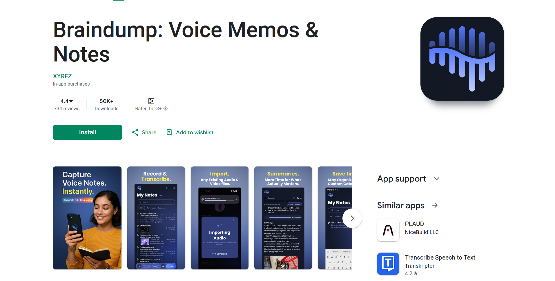 Successfully scaled to 50K users.